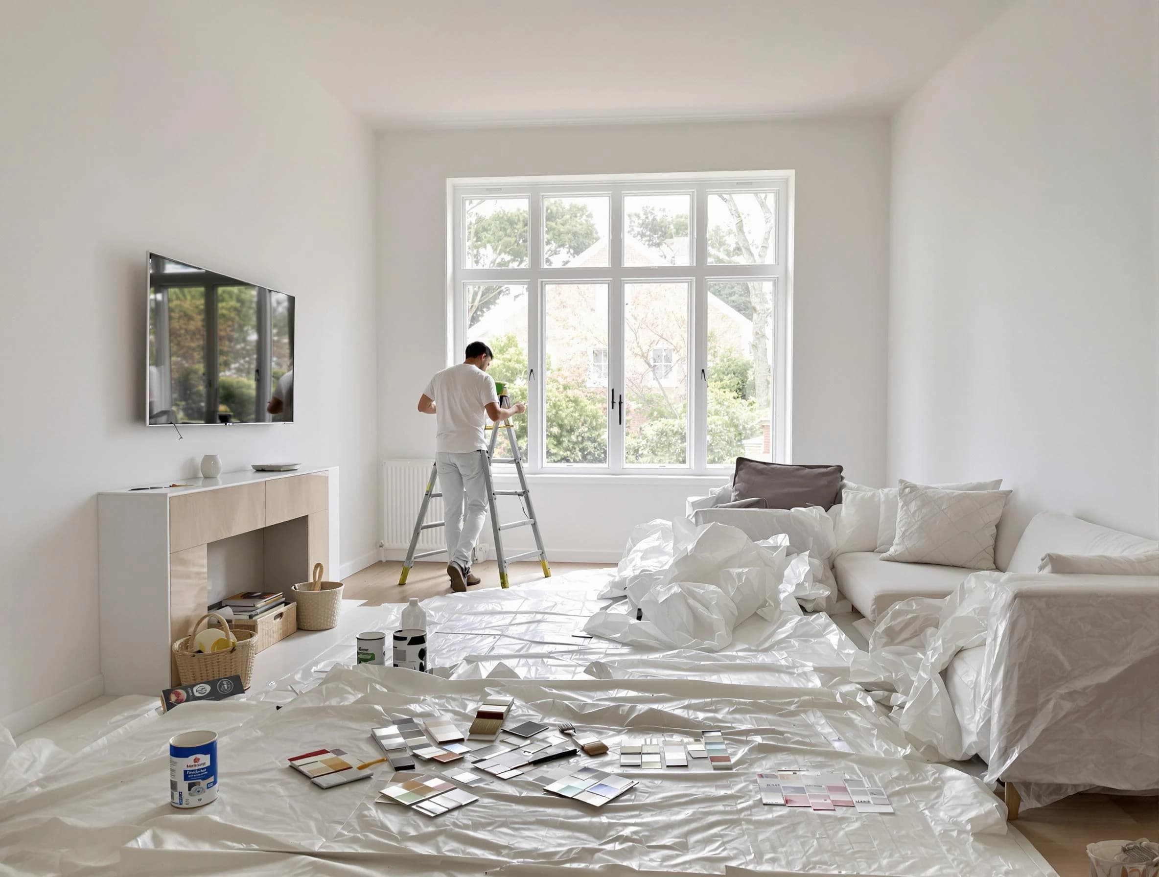 Avondale House Painters professional applying interior paint in Avondale, AZ